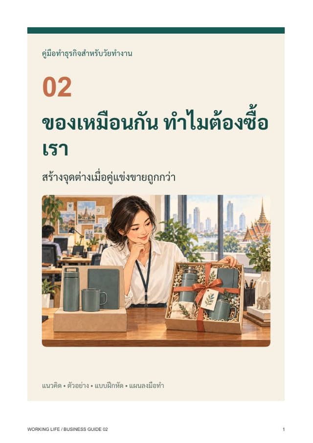 ปกหนังสือ ของเหมือนกัน ทำไมต้องซื้อเรา