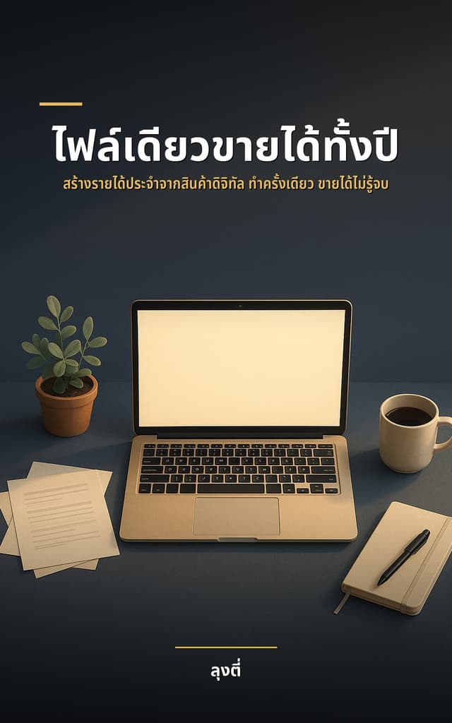ปกหนังสือ ไฟล์เดียวขายได้ทั้งปี